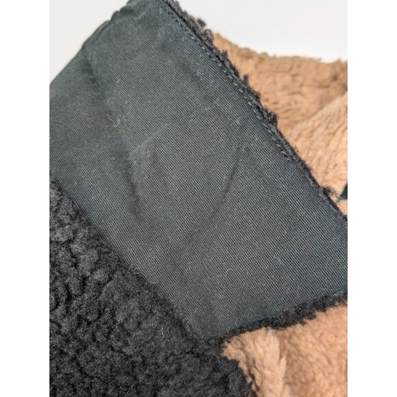 Profound Aesthetic Mens Split Color Shearling Varsity Jacket Streetwear Size XL - Picture 7 of 15